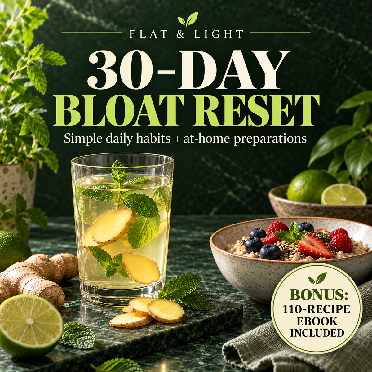 Flat & Light 30-Day Bloat Reset
